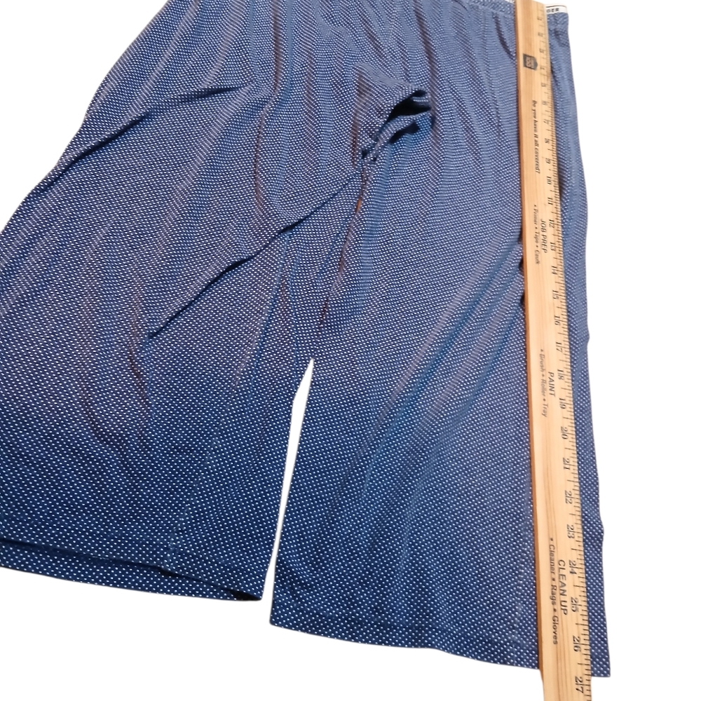 Tommy Hilfiger Blue and White Women's Size Small Lounge Pants - Picture 5 of 7